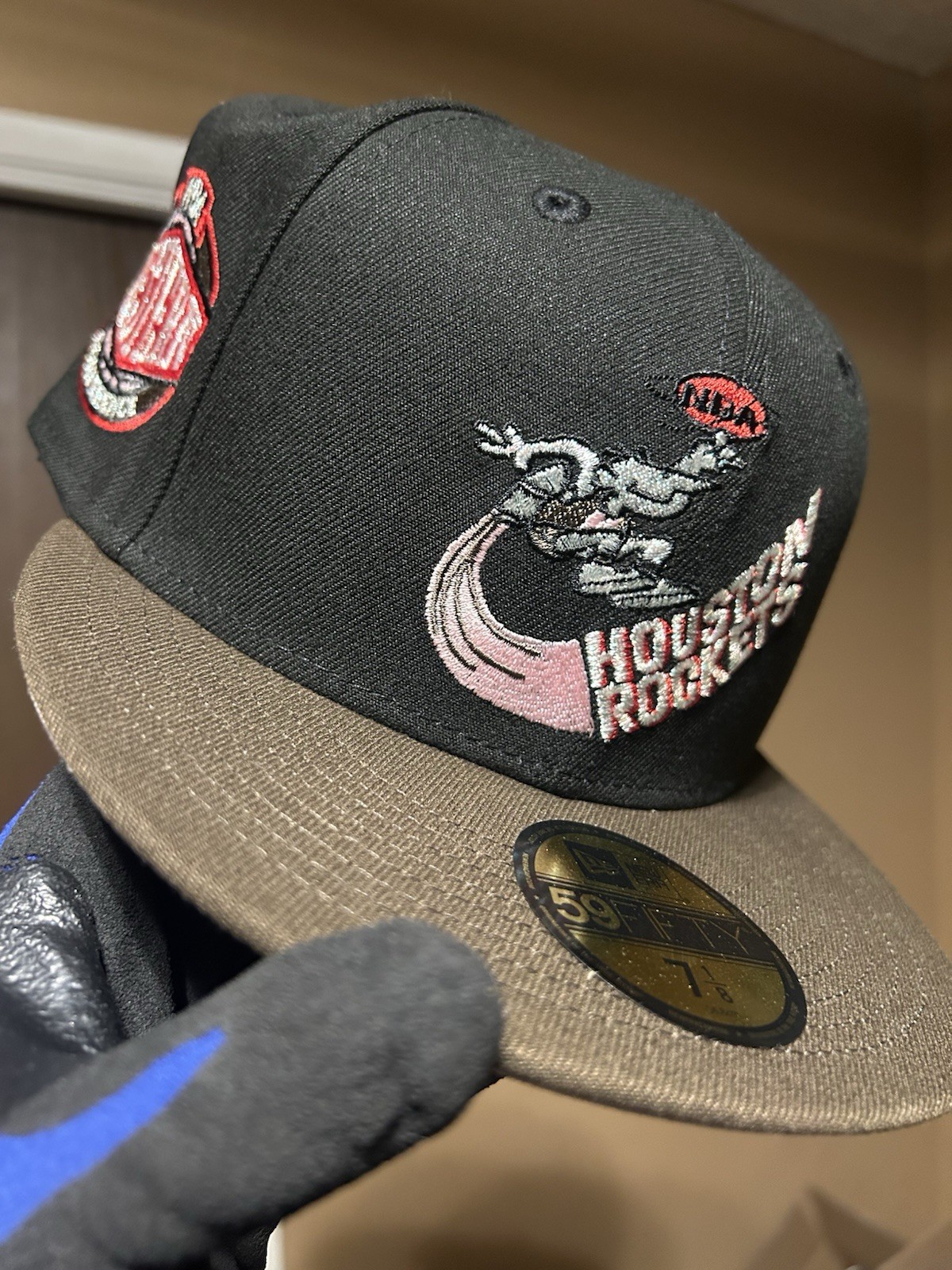 Houston Rockets 🔥 Throwback Mascot New Era *Rare* 59Fifty Sz. 7 1/8