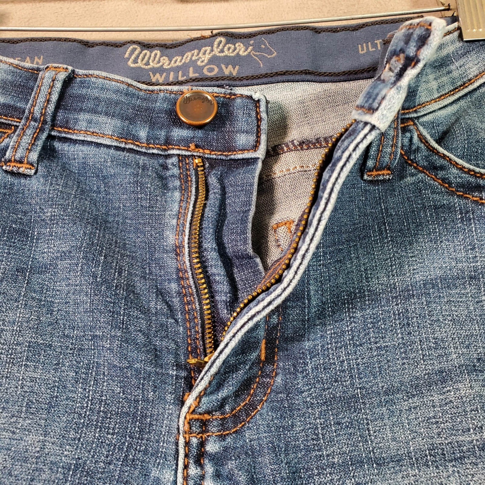 Wrangler Willow Riding Jeans Womens 9×32 Blue Bootcut Western Cowgirl Americana