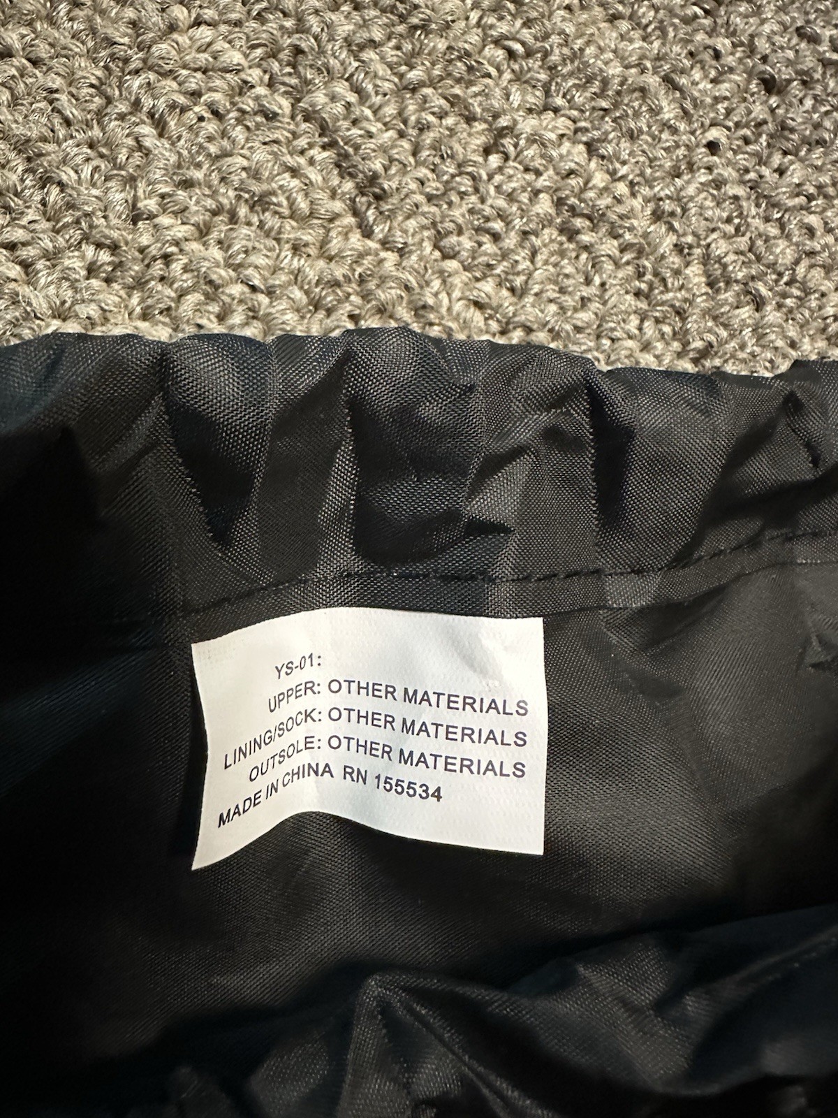 Yeezy YZY Slide YS-01 Black Men’s Size 13 New With Dust Bag