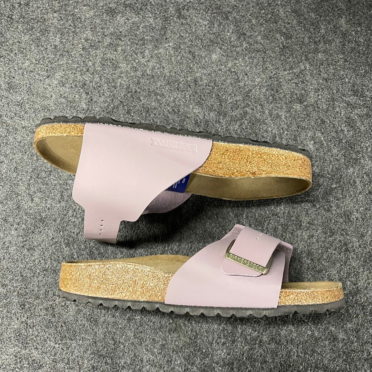 BIRKENSTOCK Catalina Birko-Flor Sandals Unisex Size M6/W8 Faded Purple