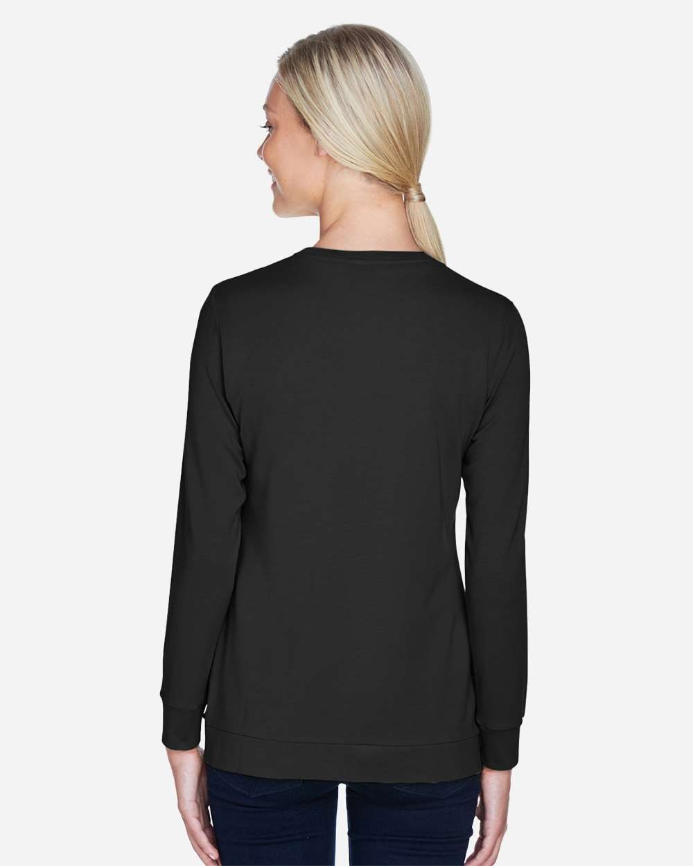 🔥 Devon & Jones Women Perfect Fit Ribbon Cardigan Shirt Up To 3XL DP181W