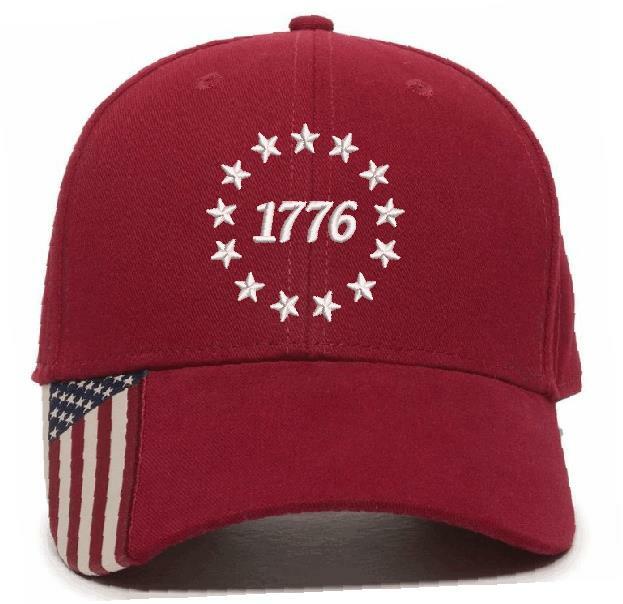 1776 Stars Embroidered USA-300 Hat – Declaration of Independence Hat – Various