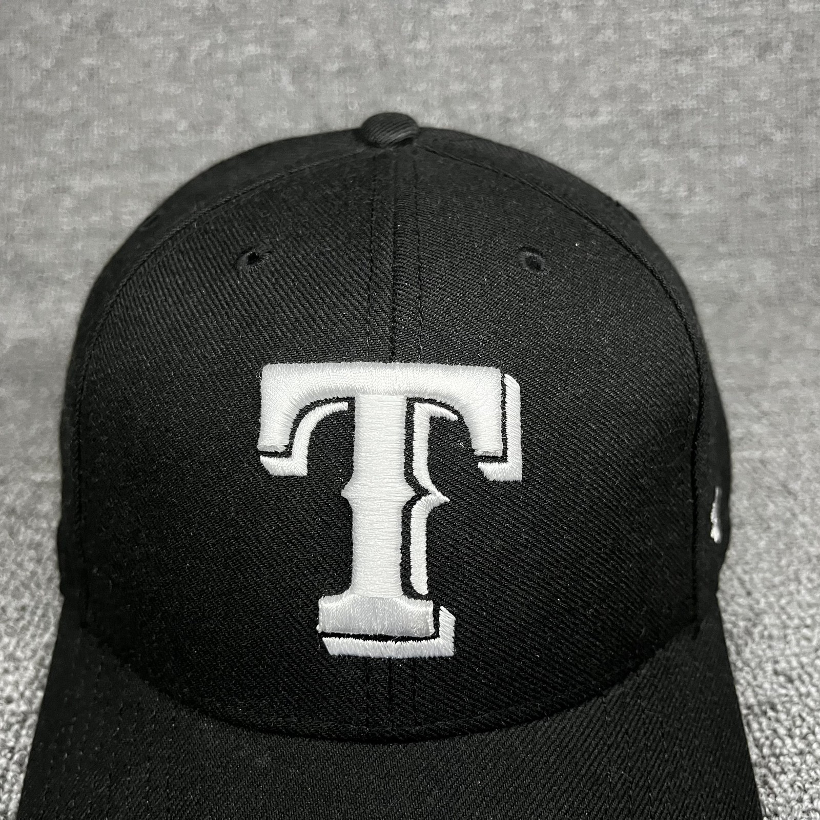 ’47 Brand Texas Rangers Baseball Cap Strapback Black Adjustable