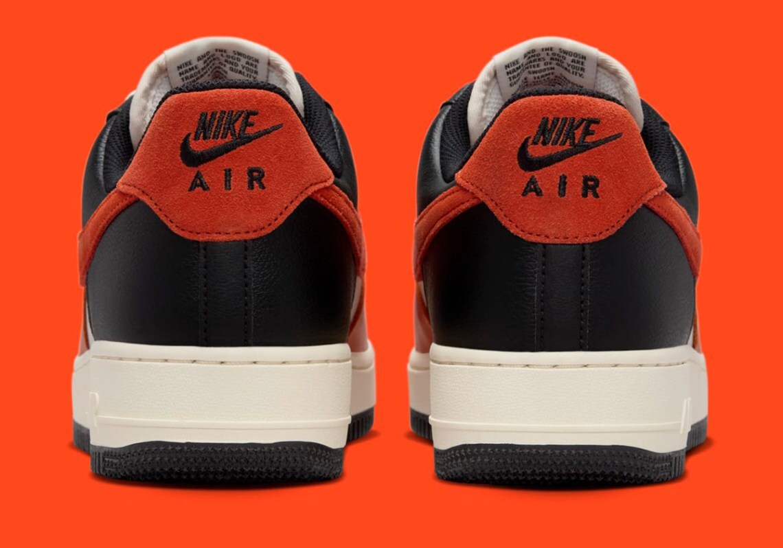 Nike Air Force 1 ’07 LV8 Low Black Vintage Coral Orange Phantom Nby HQ4987-010