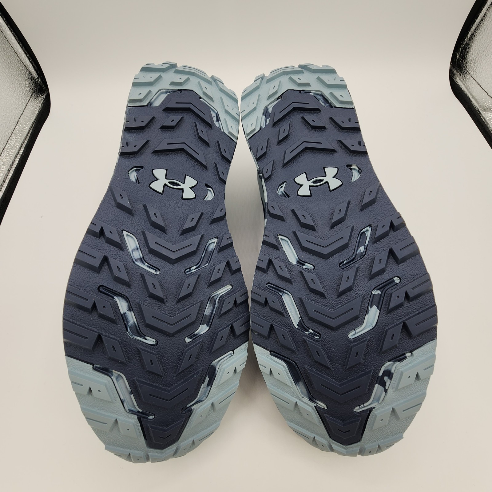 Under Armour UA Bandit Trail 3 Running Shoes Mens 10.5 Downpour Gray NEW READ