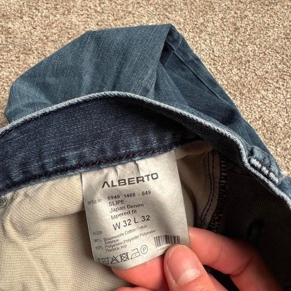 ALBERTO “TAPERED FIT” JAPANESE SELVEDGE DENIM
