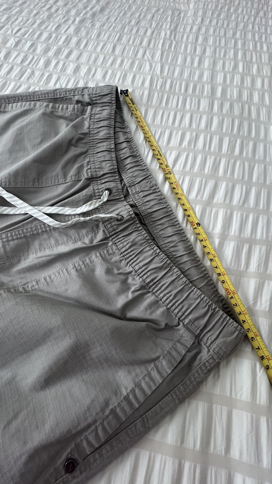 Vuori Ripstop Pant Dura Terra Straight Elastic Waist Drawstring Mens Sz XXL Mens