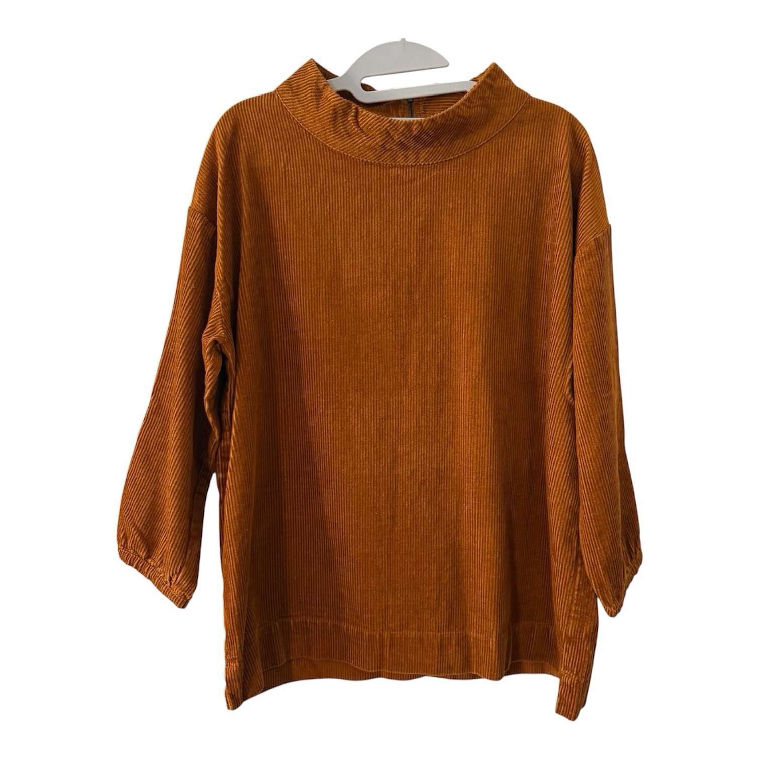 Poetry Ridged Tan With Mock Neck Top. 4