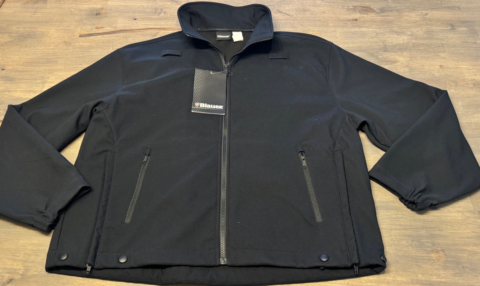Mens NEW Blauer softshell jacket Size Large Dark Navy LIGHTWEIGHT COAT 4665