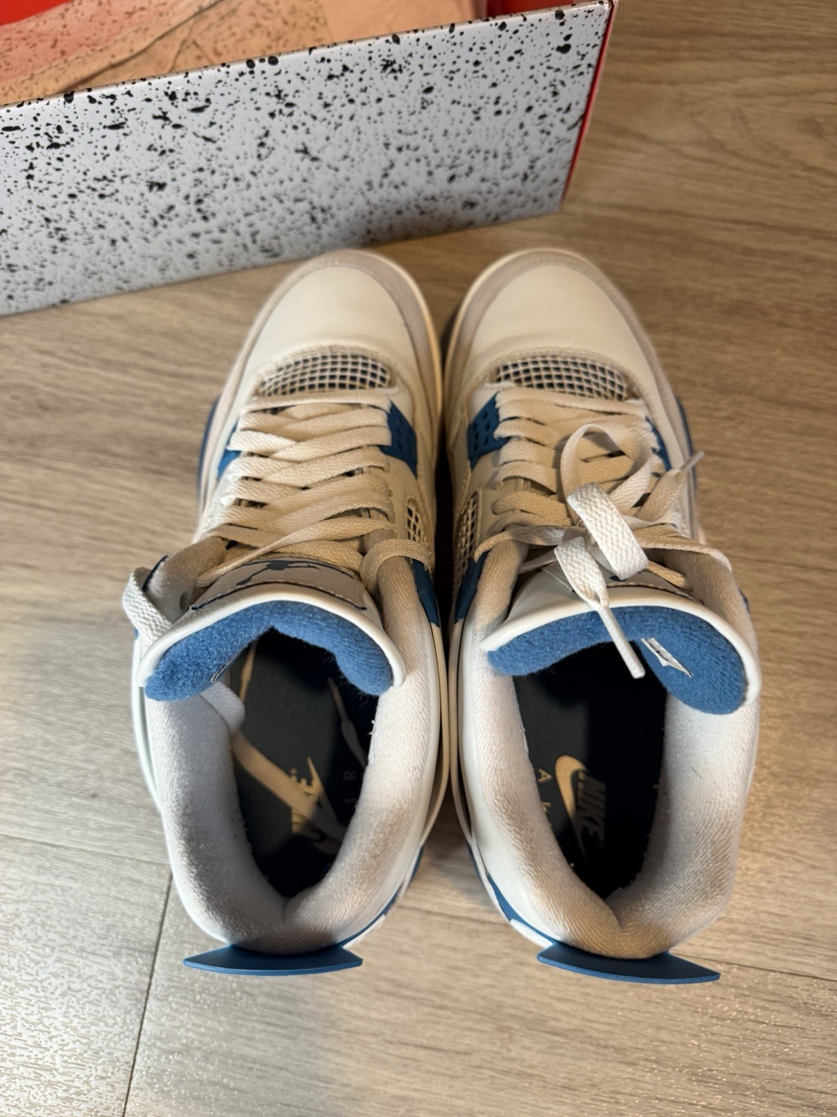 Size 10.5 – Air Jordan 4 Retro 2024 Military Blue (FV5029-141) CLEAN MENS