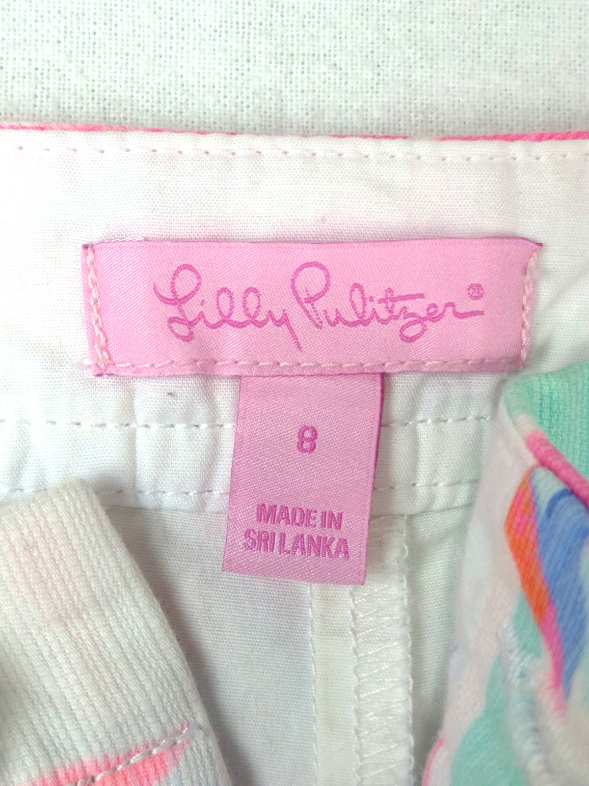 Lilly Pulitzer Colette Sailboat Skort Short Scallop Hem Pink Colorful Coastal