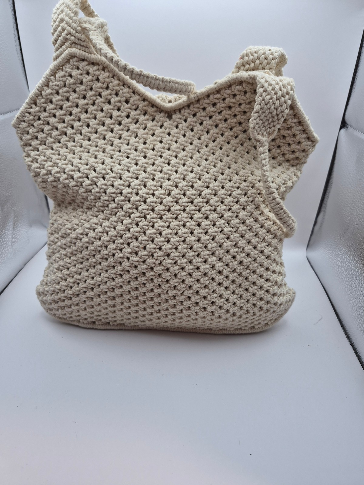 Vintage Macrame/ Bohemian-style Purse