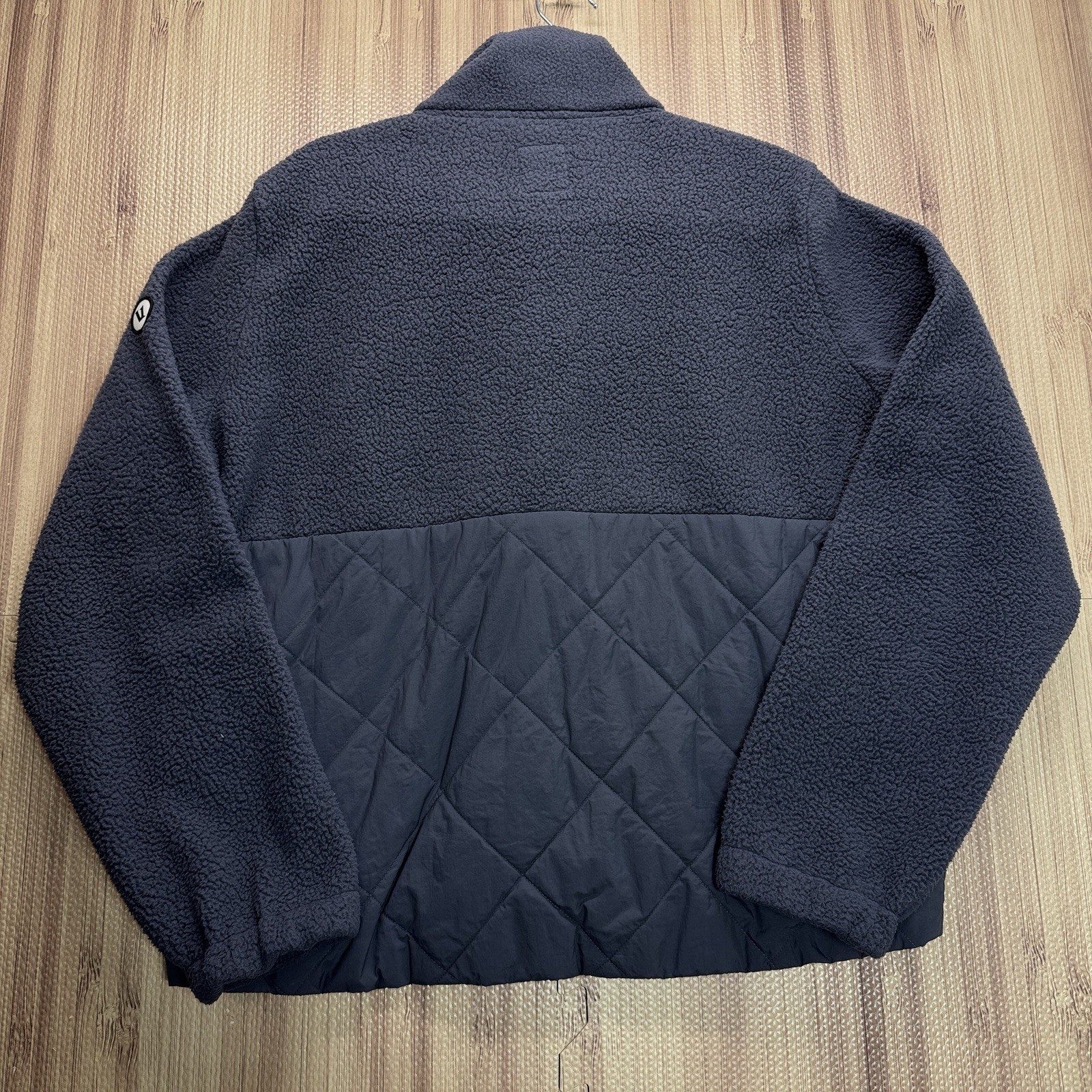 Vuori Women’s Highlands Sherpa Jacket Azure Blue Grey Size L