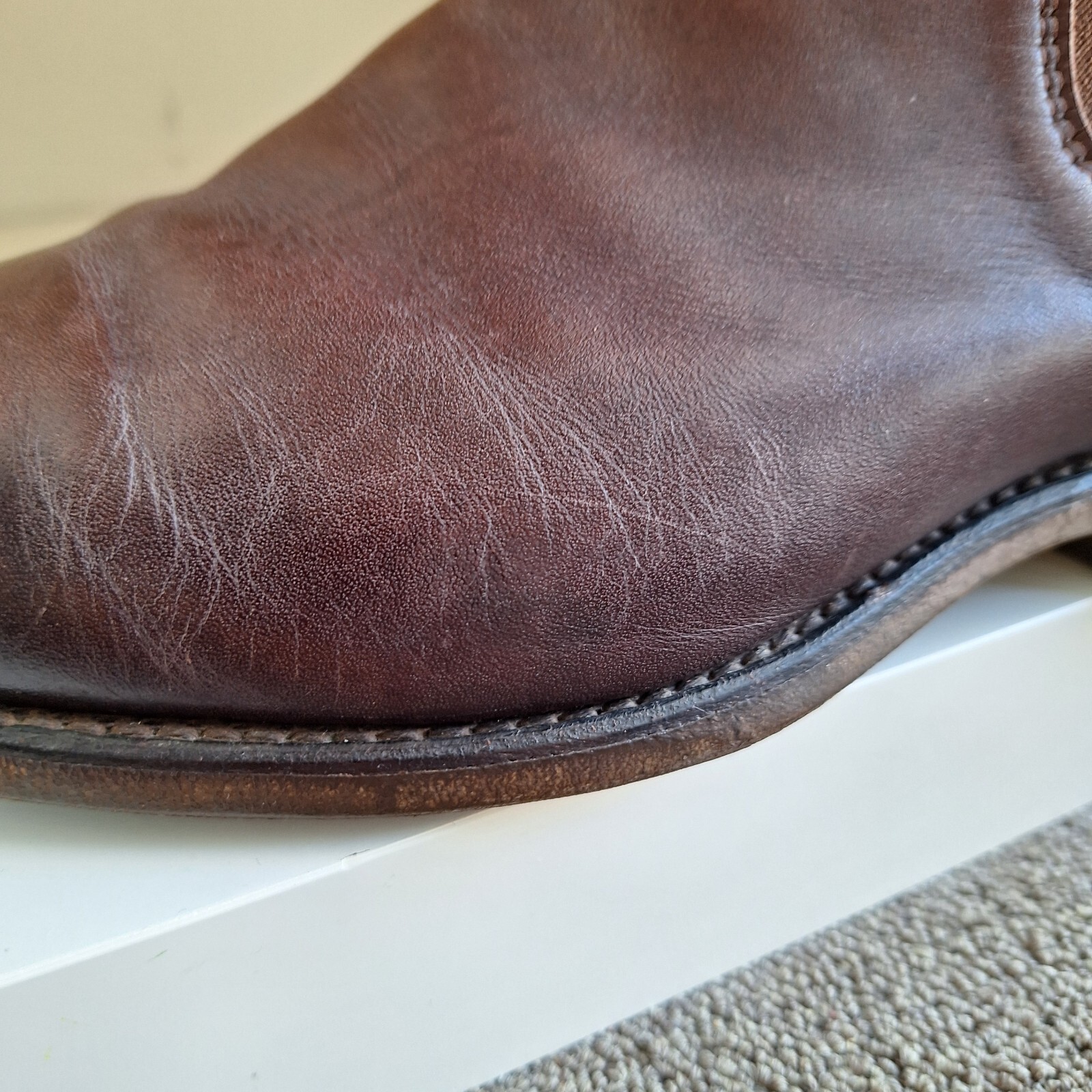 RM williams Leather Comfort Craftsman Chelsea Boots UK 7.5G US 8.5 Ladies 10