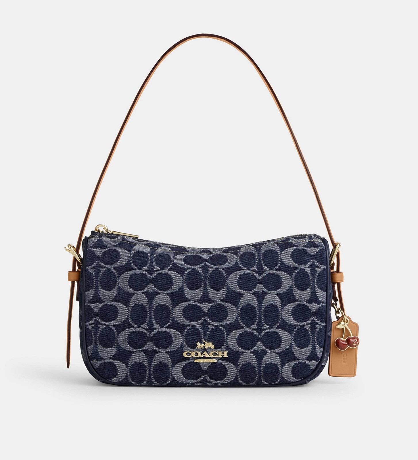 NWT COACH CY701 Kailey Shoulder Bag In Signature Denim Authentic FAST SHIPPING