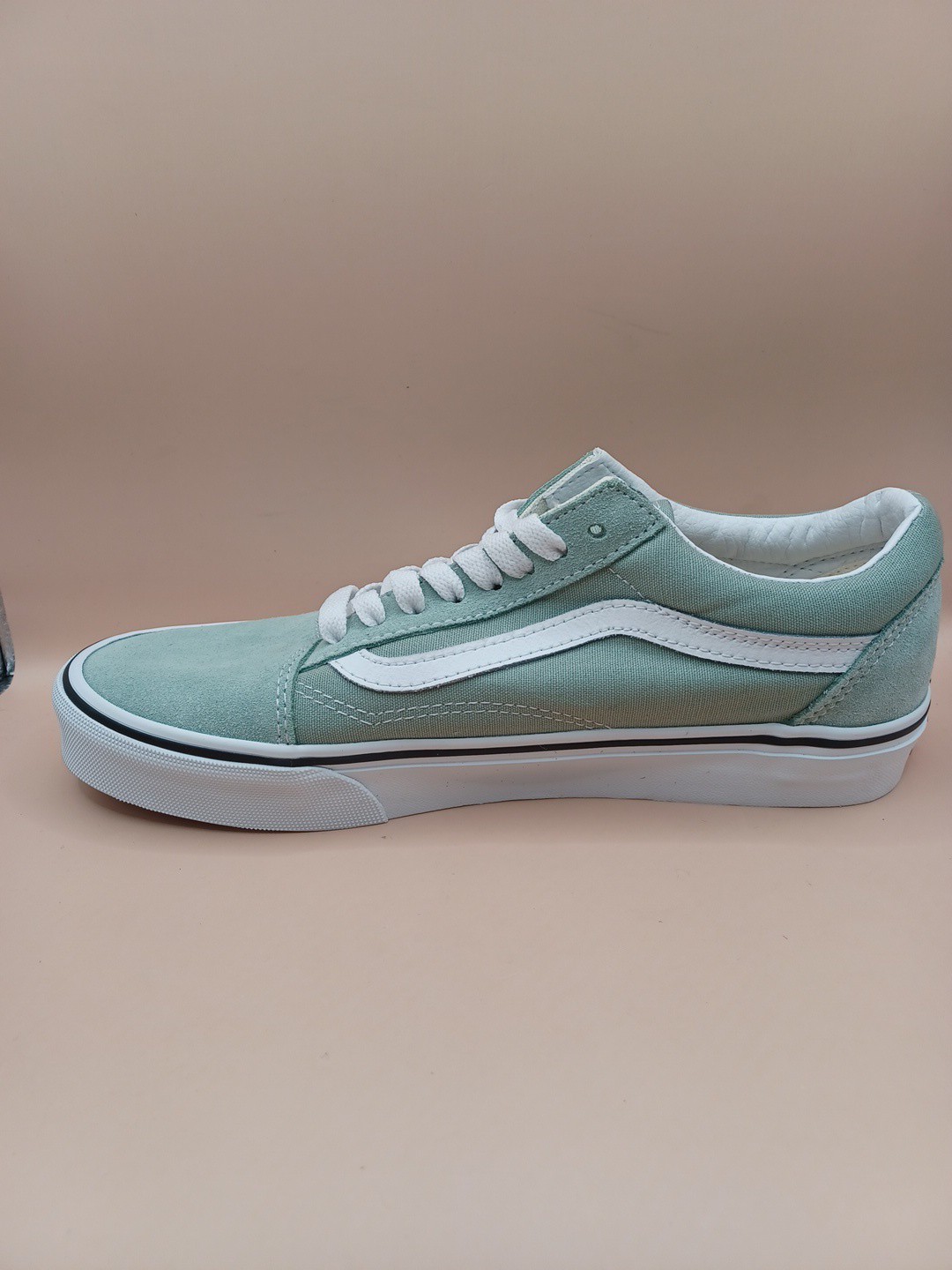 Vans Old Skool Lace Up Shoes-Olive Size Men 8 Women 9.5 US