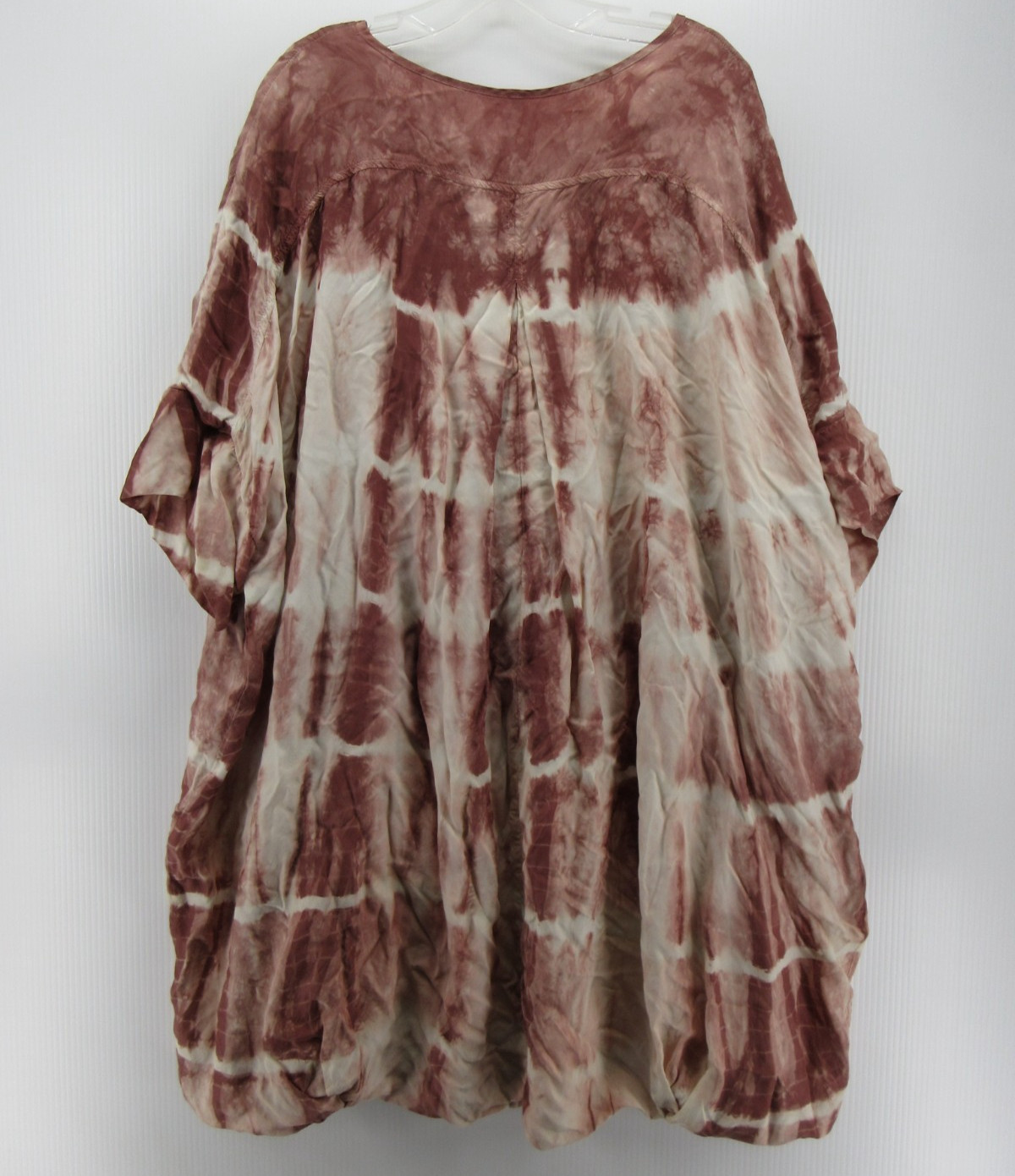 IC Connie K Dress Women Medium Pink Kaftan Mini Lagenlook Oversized Slip Insert