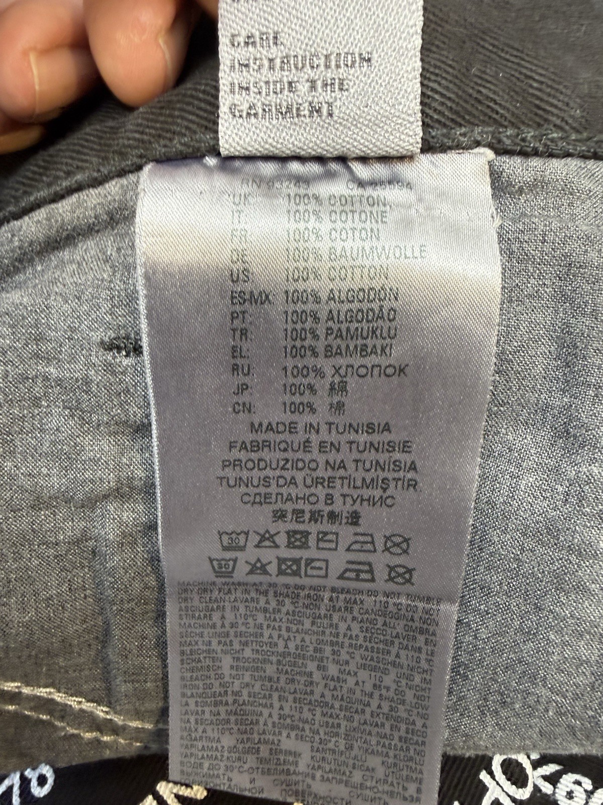 Rare DIESEL D-MACS-SP Jeans Size W36 L32 100% Cotton, Black With All-over Print