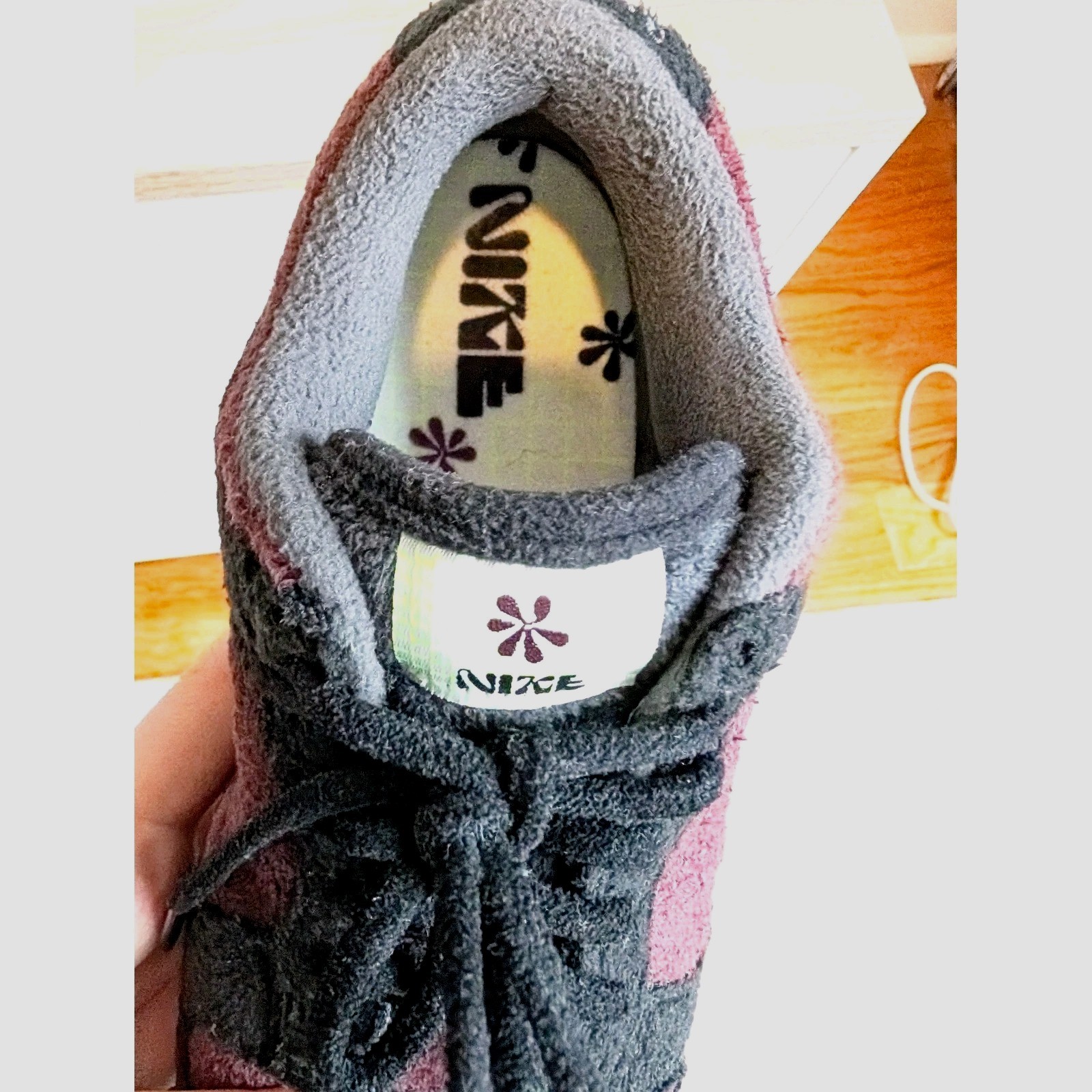 Nike Dunk Low Next Nature Burgundy Crush Black Fleece DQ7579-600 Men 6.5 Women 8