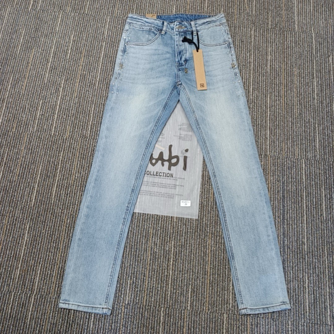 KSUBI Men’s Blue Letter Printing Pants Jeans size 32 Kj13