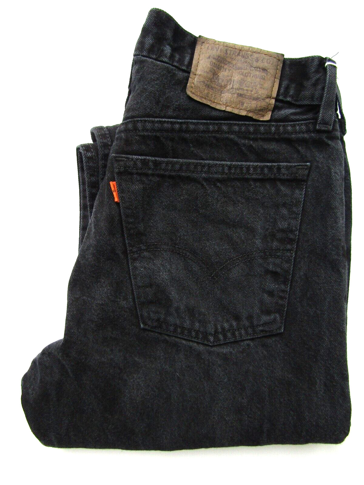 Levi’s 615 straight leg mom cut men’s jeans W34 L30 black denim LEVF328