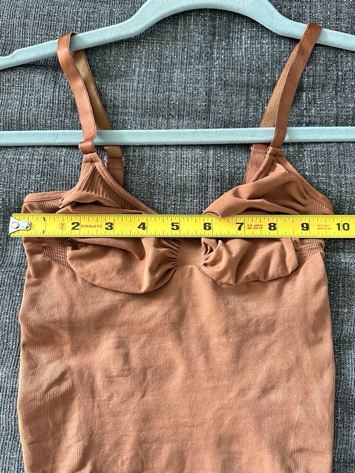 SKIMS Seamless Sculpt Bodysuit Shapewear Rust Brown Size M