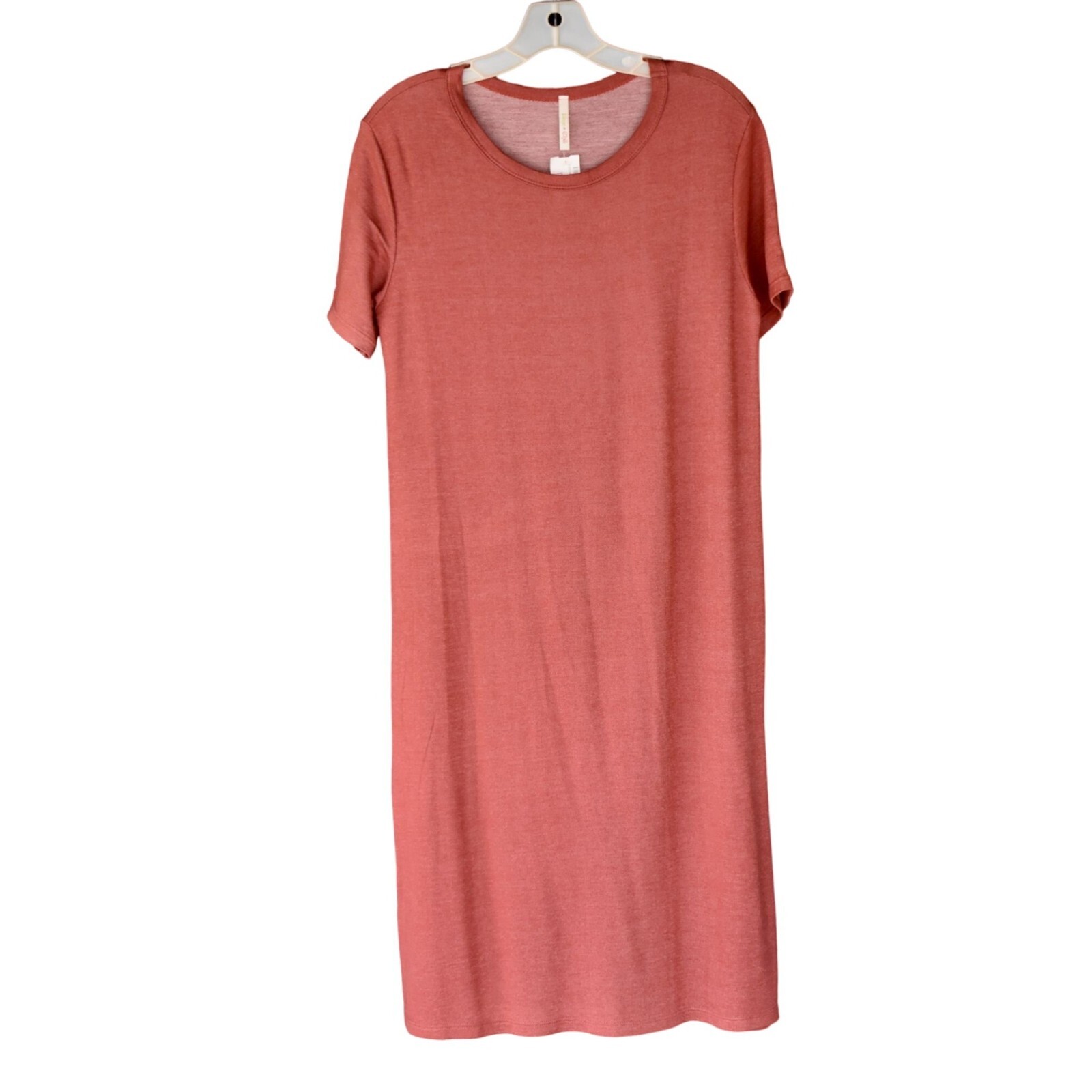 NWT Women’s Lime n Chili Rust Super Soft Stretchy T-Shirt Dress M