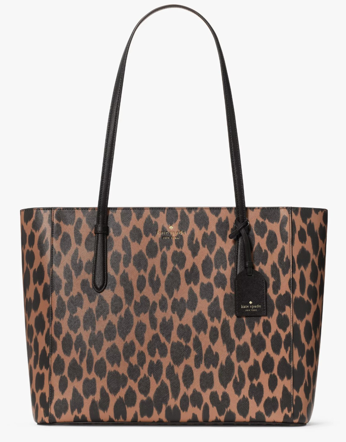 Kate Spade Schuyler Leopard Tote KE723 and Slim Bifold Wallet KE814 NWT Dust Bag