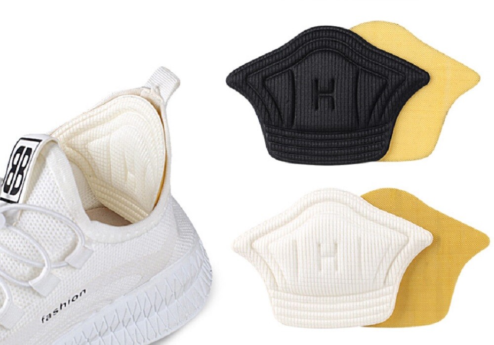 4-Pair Heel Cushion Pads for Loose Shoes – Sneaker & Shoe Grips Liner Inserts