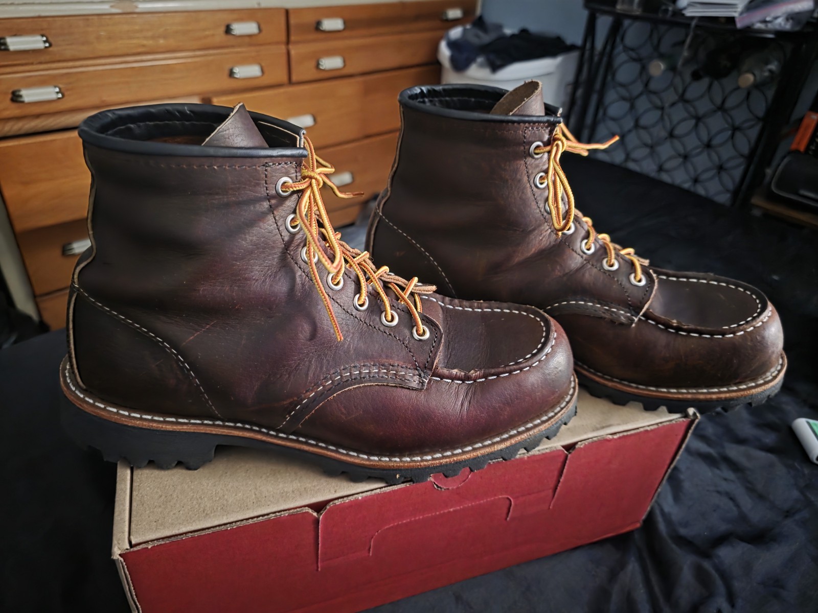 Red Wing Roughneck Moc Toe 8.5 E2