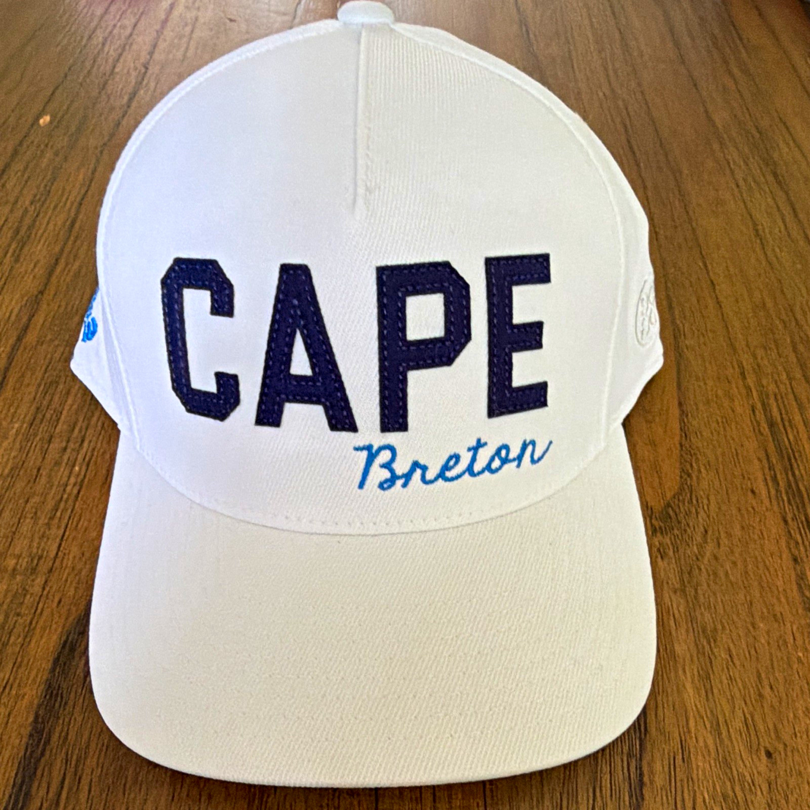 CAPE Breton Golf G/Fore White Solid Cap Hat One Size Adjustable Fit
