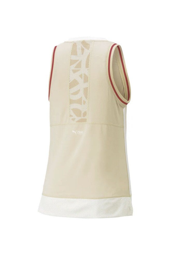 Puma Crew Neck Atheltic Tank Top X Ciele Beige Casual Athletic sz XS 52342988