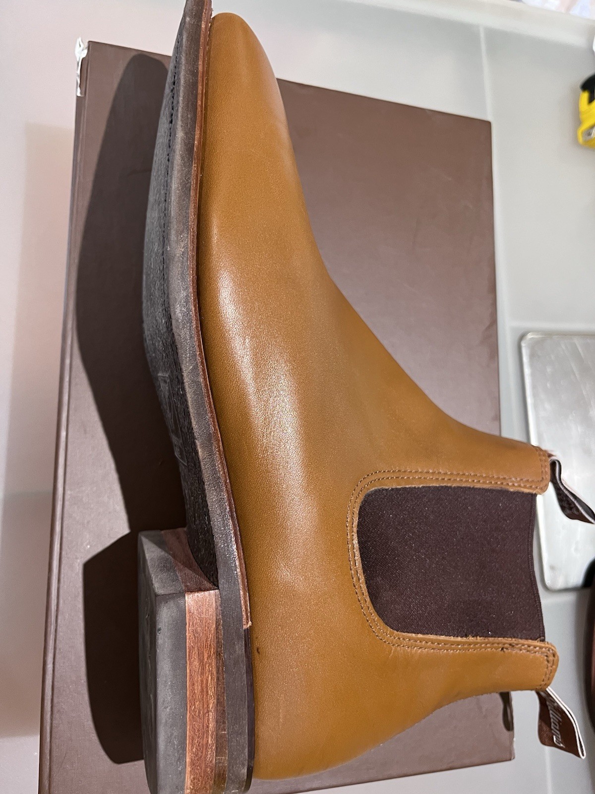 RM Williams Comfort Craftsman Tan UK/AU 9G (~US 10) Chelsea boot