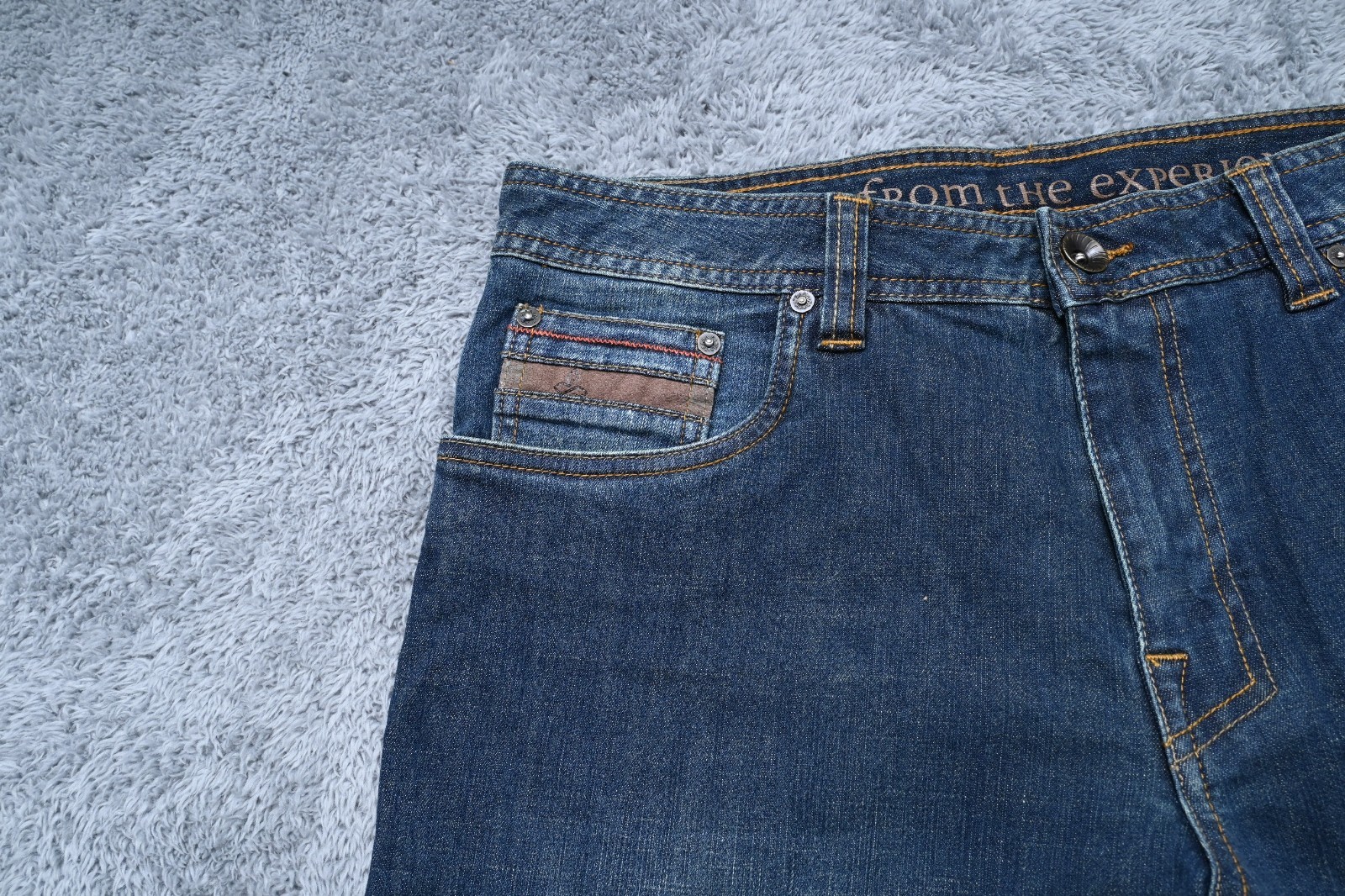 Prana Breathe 32WX32L Straight Denim Jeans 98% Cotton 2% Elastane Wash w/ Colors