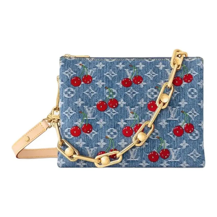 LOUIS VUITTON xTakashi Murakami Coussin Shoulder Bag Women’s 10.2×4.7×7.8 in