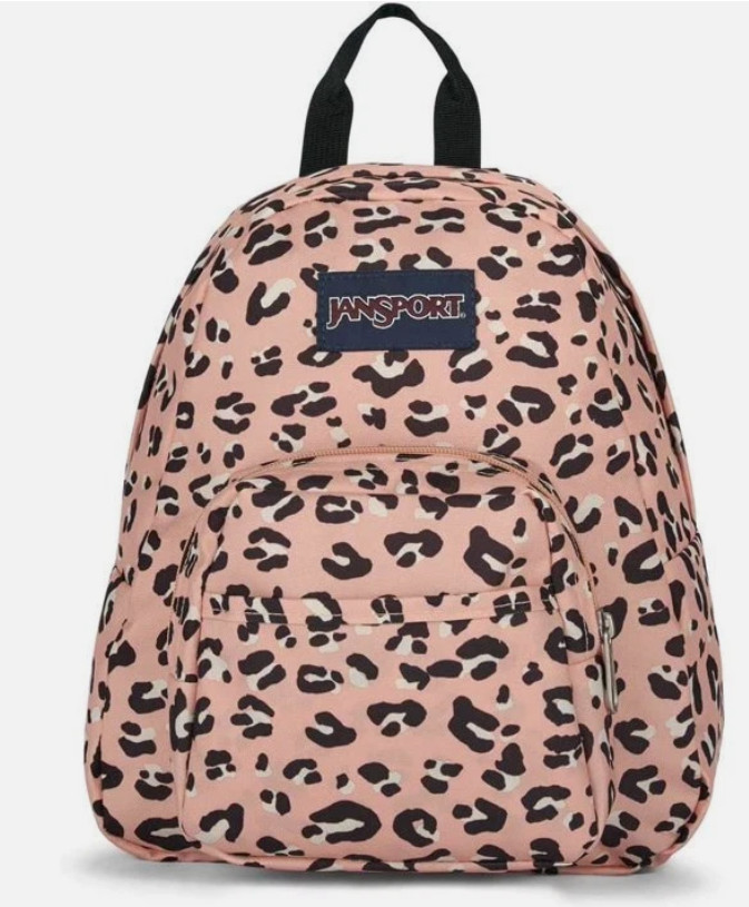 JanSport Half Pint Mini Backpack Leopard Print Small Travel Daypack 10.2L