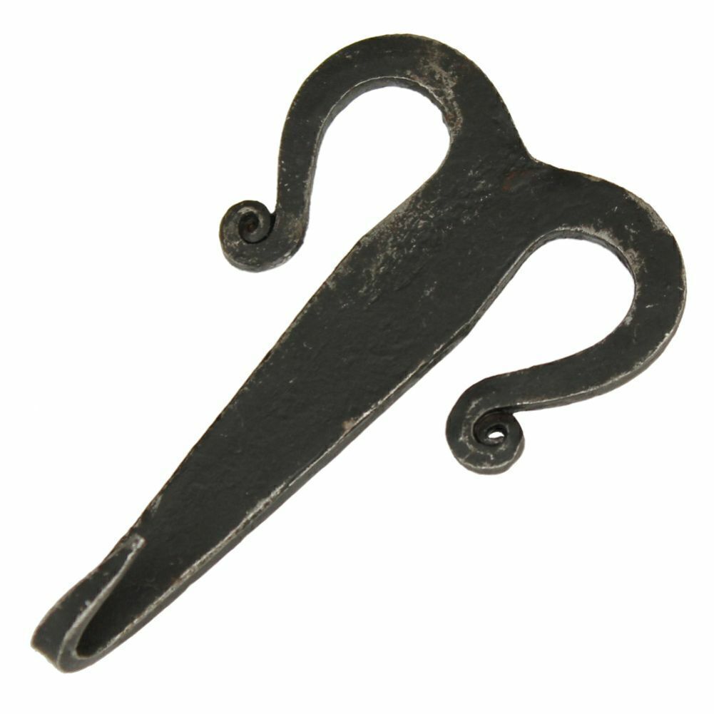 Celtic Hand Forged Belt Hook or Buckle Iron Celtic Hook Medieval Buckle Belt