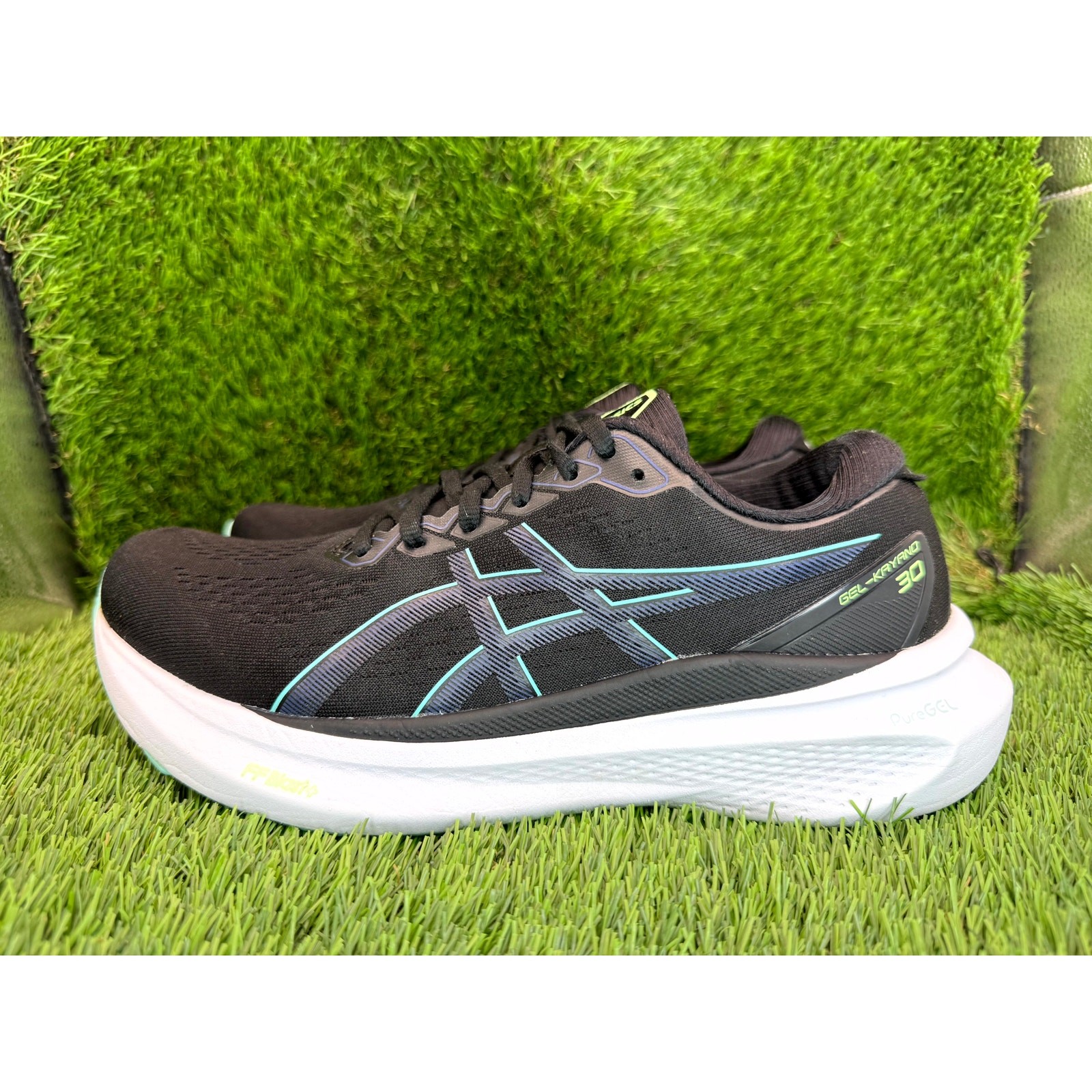 Asics Gel-Kayano 30 1012B357 Athletic Sneaker Womens 9 Black Knit Sports Running