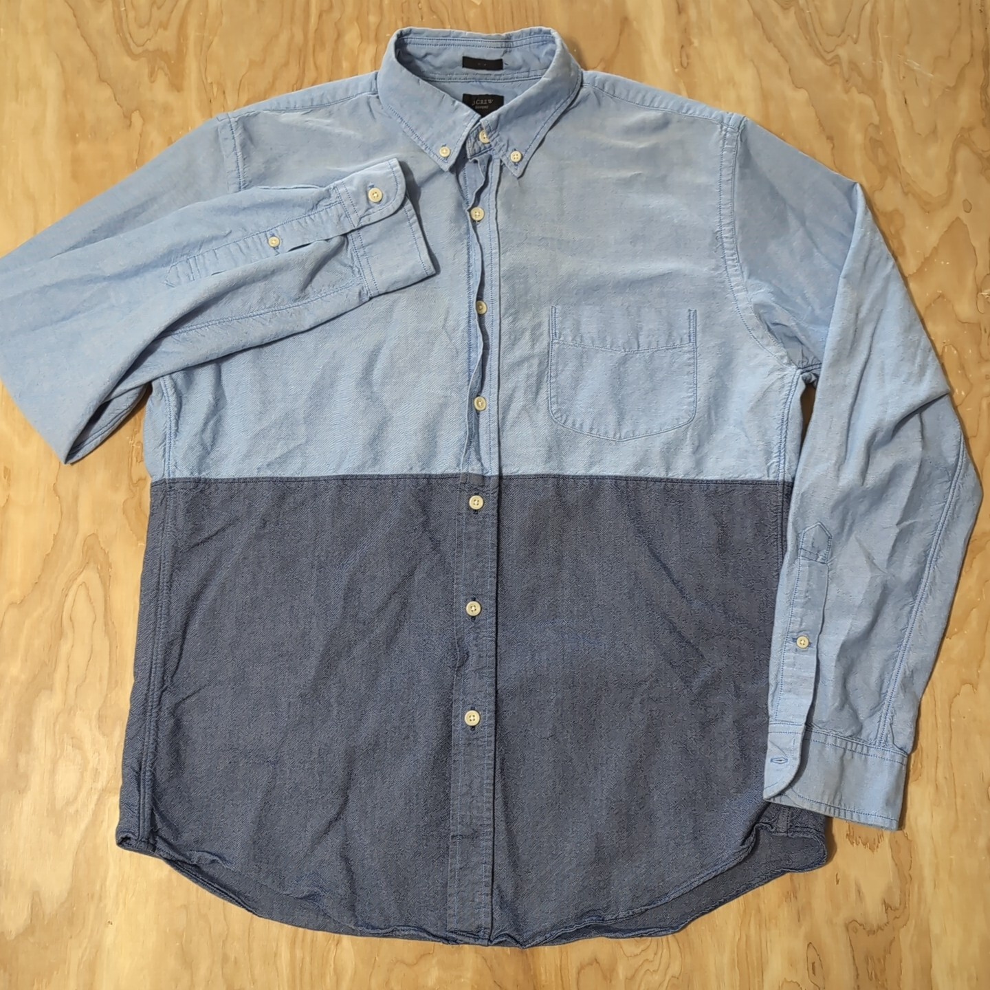 J.Crew Oxford Slim Button Down Long Sleeve Shirt Men’s Size L