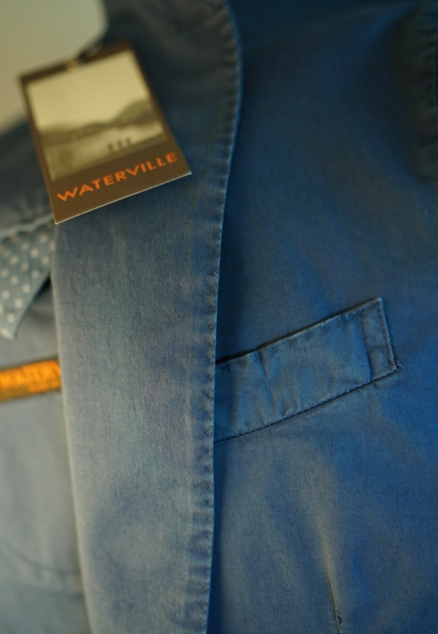 🔥🔥NWT Waterville Italy $500 Garment Dyed Blazer Sport Coat 40r Rare