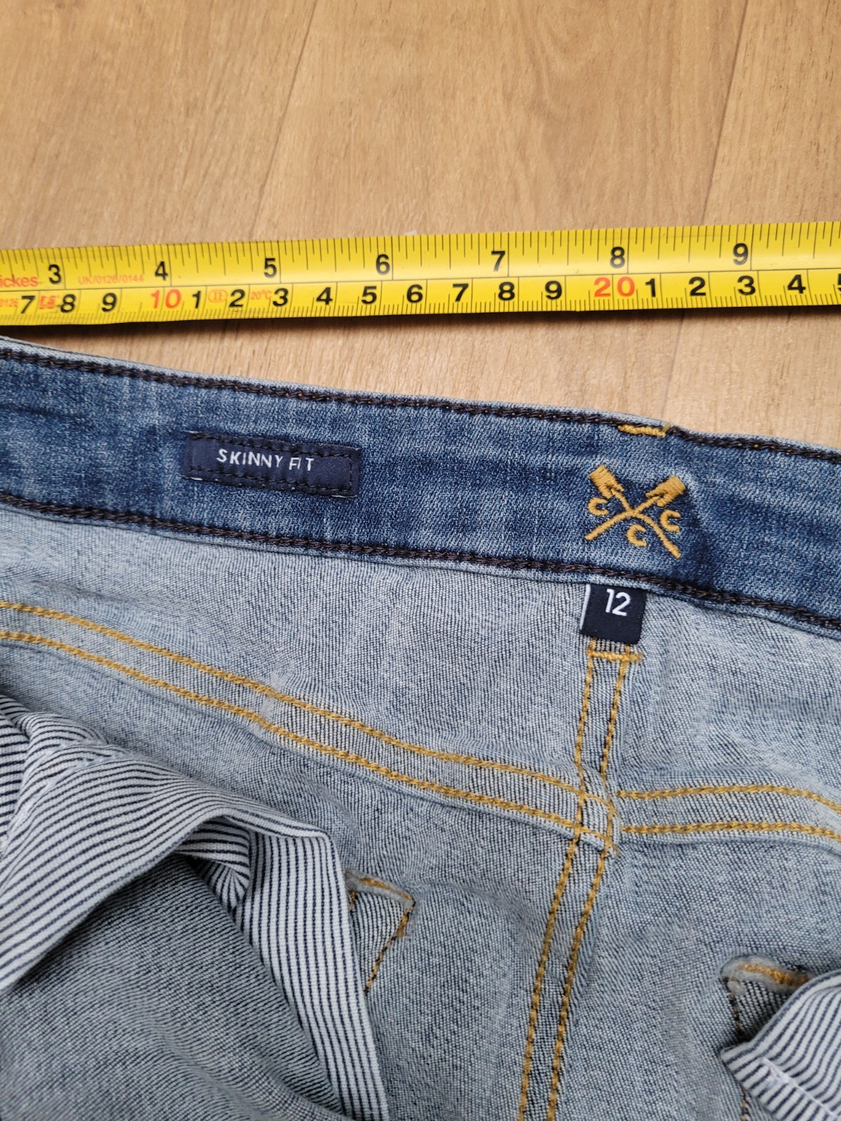 Crew Clothing Women’s Jeans UK 12 Skinny fit Blue Cotton stretch