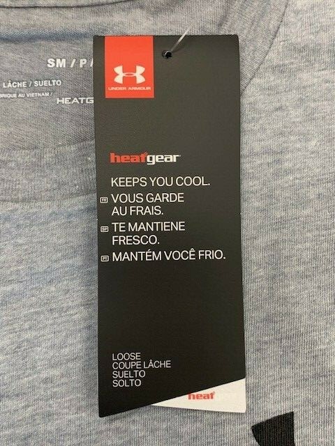 NEW – MEN’S UNDER ARMOUR HEAT GEAR WHITE S/S SHIRT, 1326799 S, M, L, XL $22.95