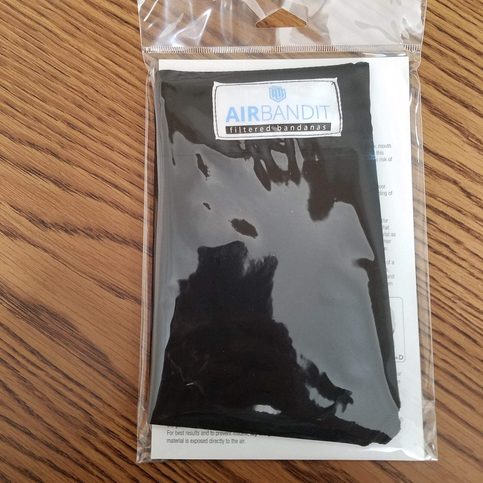 Air Bandit Filtered Bandana Fexible Nose Bridge Re-Usable Adjustable 5488
