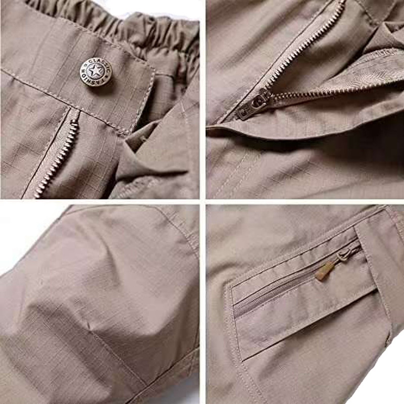 Mens Cargo Pants Work Combat Pants Outdoor Hiking Waterproof Trousers Tactical