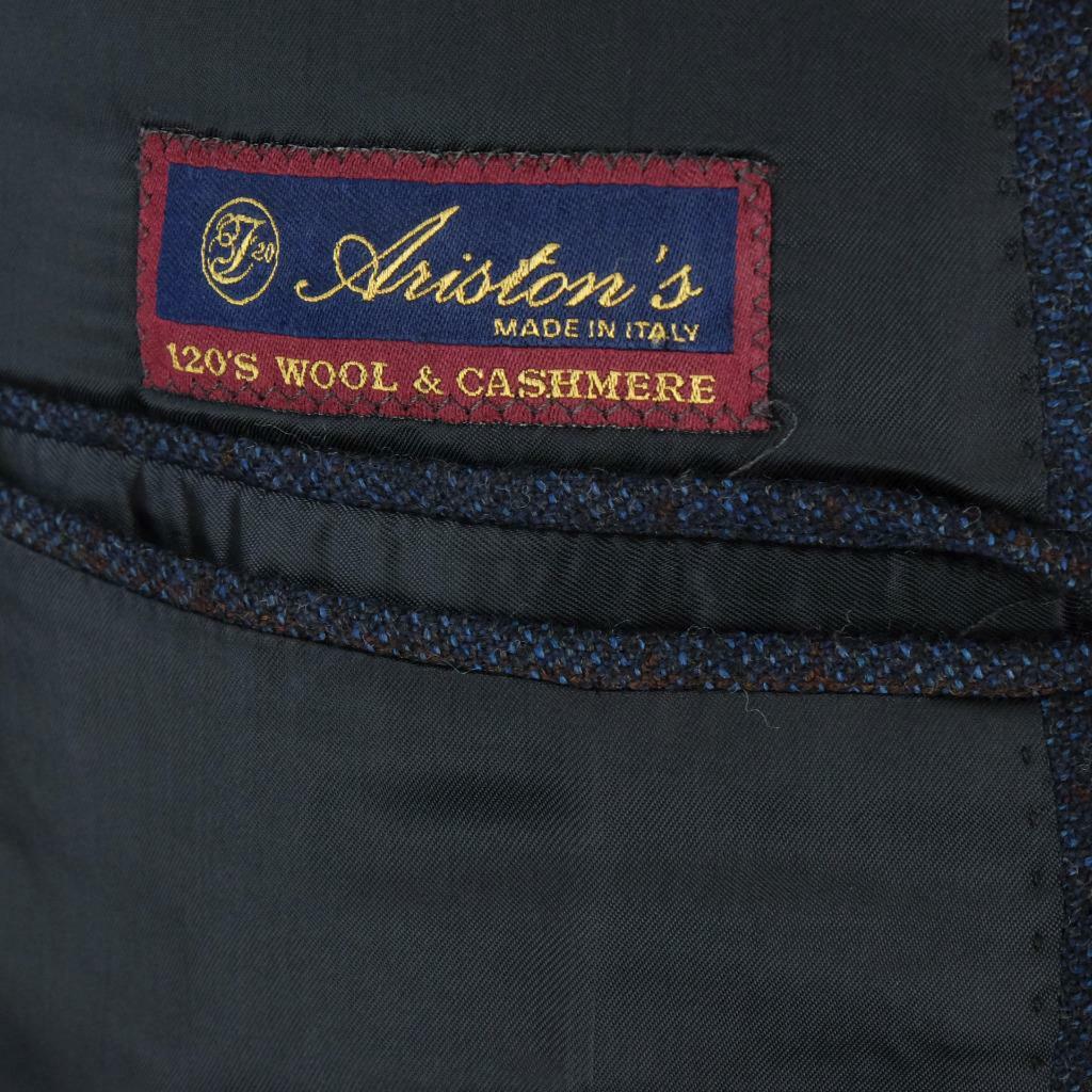 SIMONE ABBARCHI Jacket Blazer 48 Bespoke Plaid Slim Fit 120’s Wool ITALY $4000