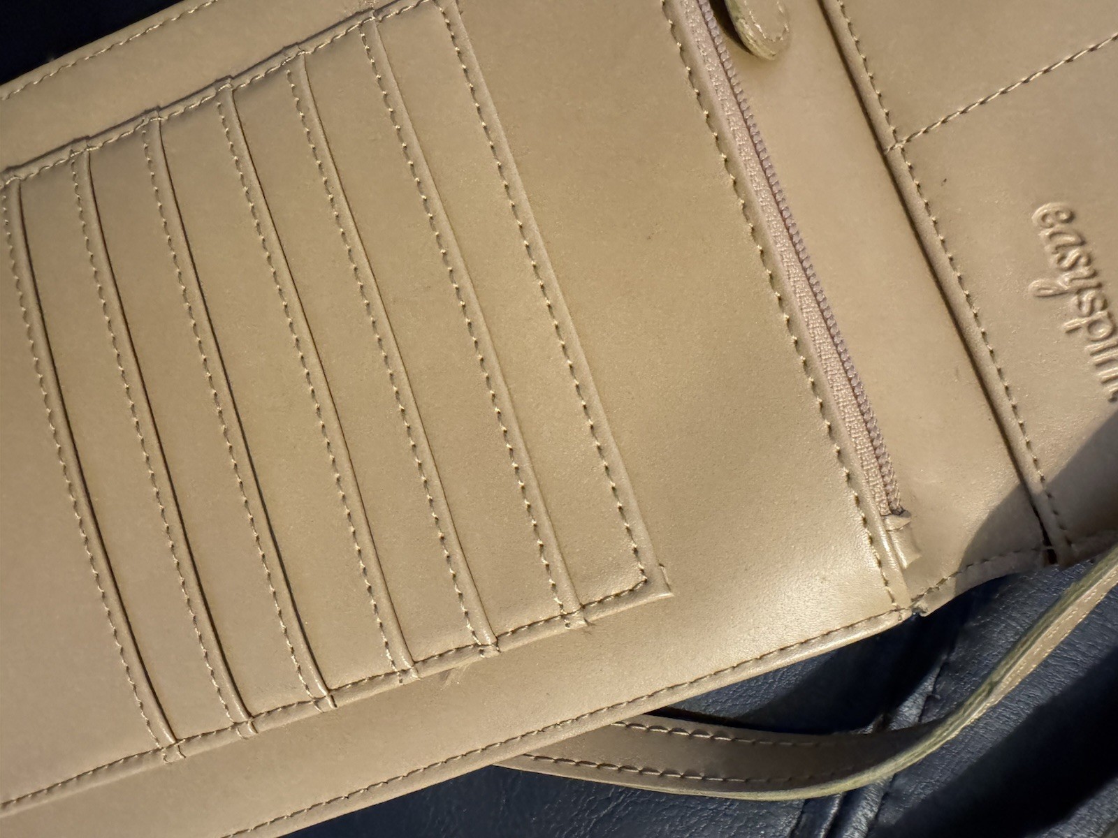 Denim Easy Spirit Crossbody Flat Purse