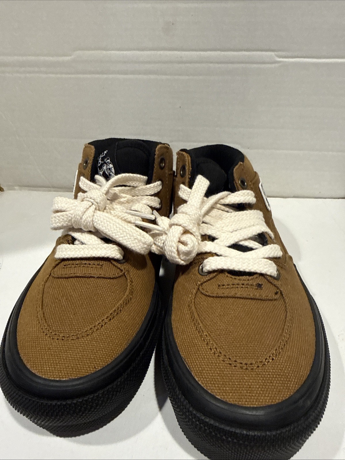 VANS SKATE HALF CAB SKATEBOARD SHOE GOLDEN BROWN [VN0007PG11D1] MENS SIZE 6.5