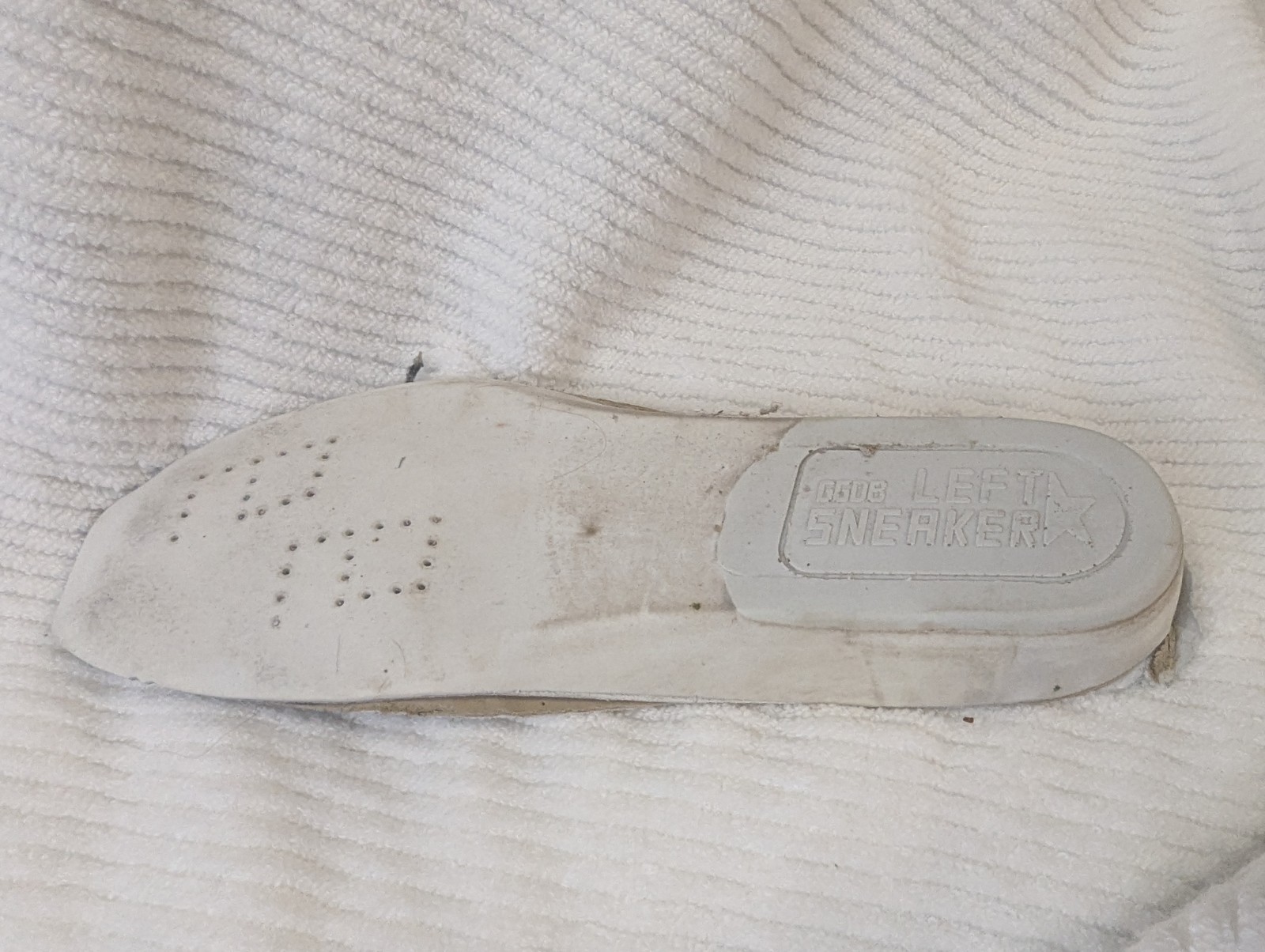 GGDB SUPERSTAR White Leather EU:42 Women Replacemen LEFT Shoe Only