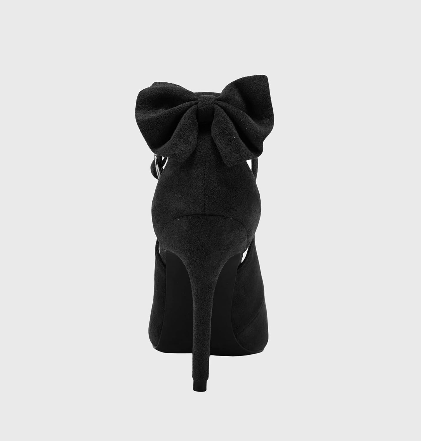 Black Elegant Suede High Heels 3″ Size 6.5