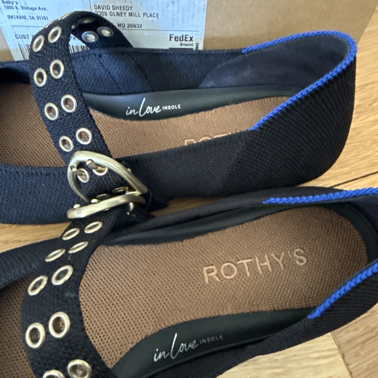 Rothy’s The Ballet Mary Jane Black Slip On Size 6.5